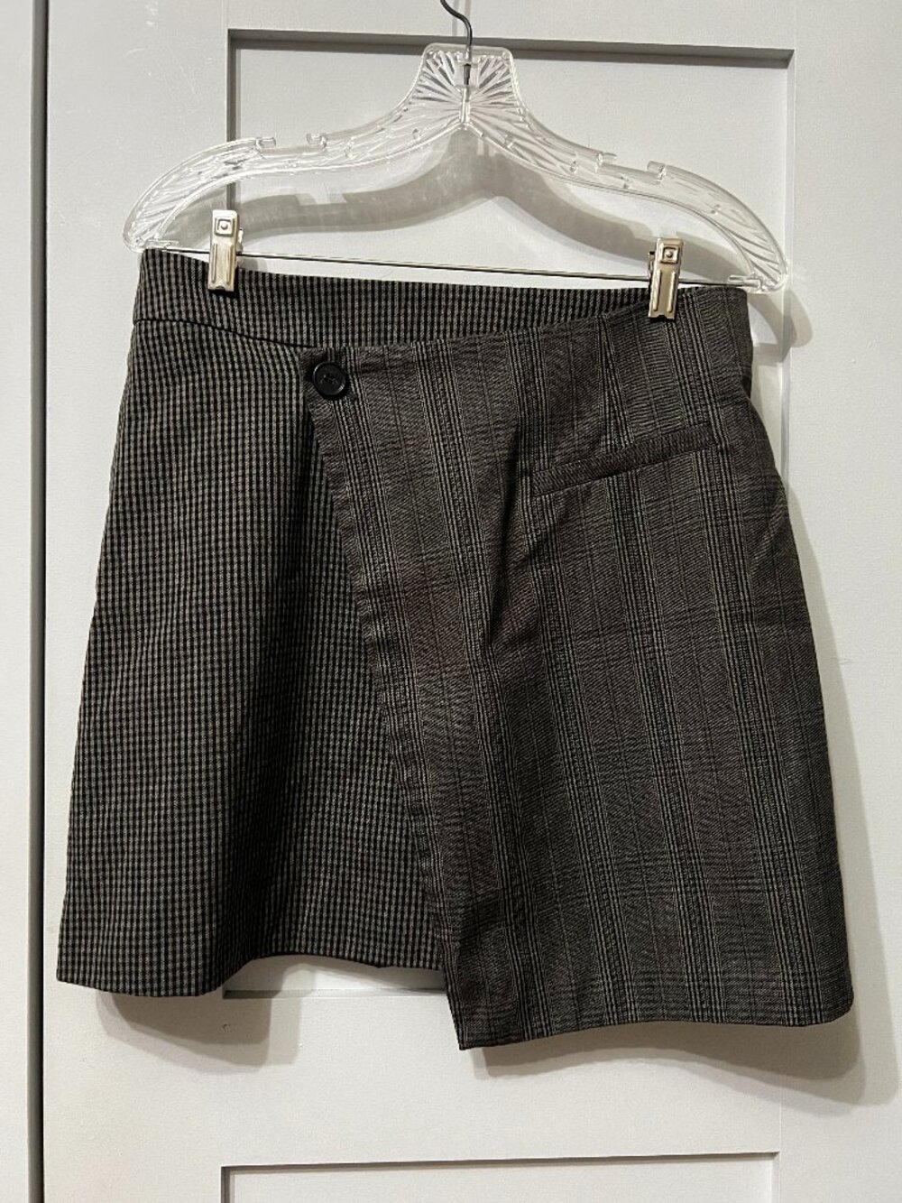Asymmetric Wrap Skirt